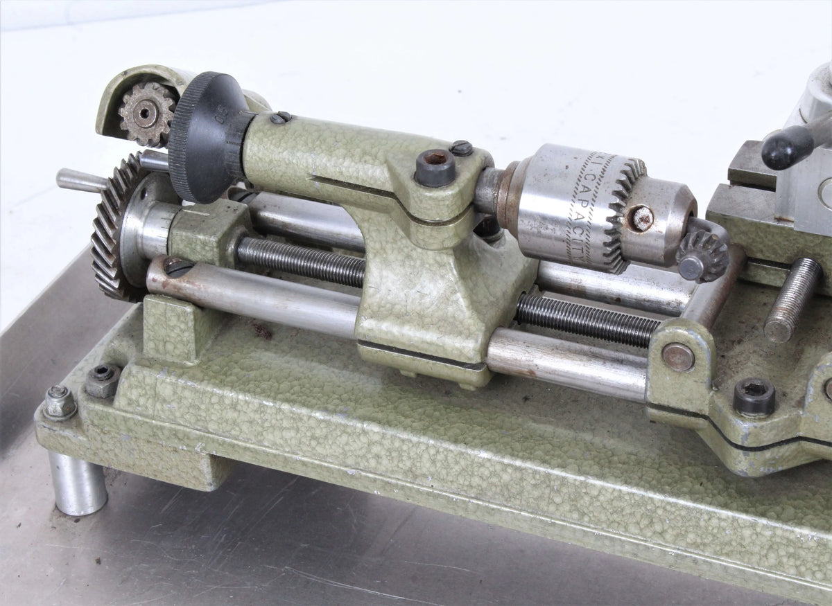 Unimat SL lathe with power feed & milling attachment