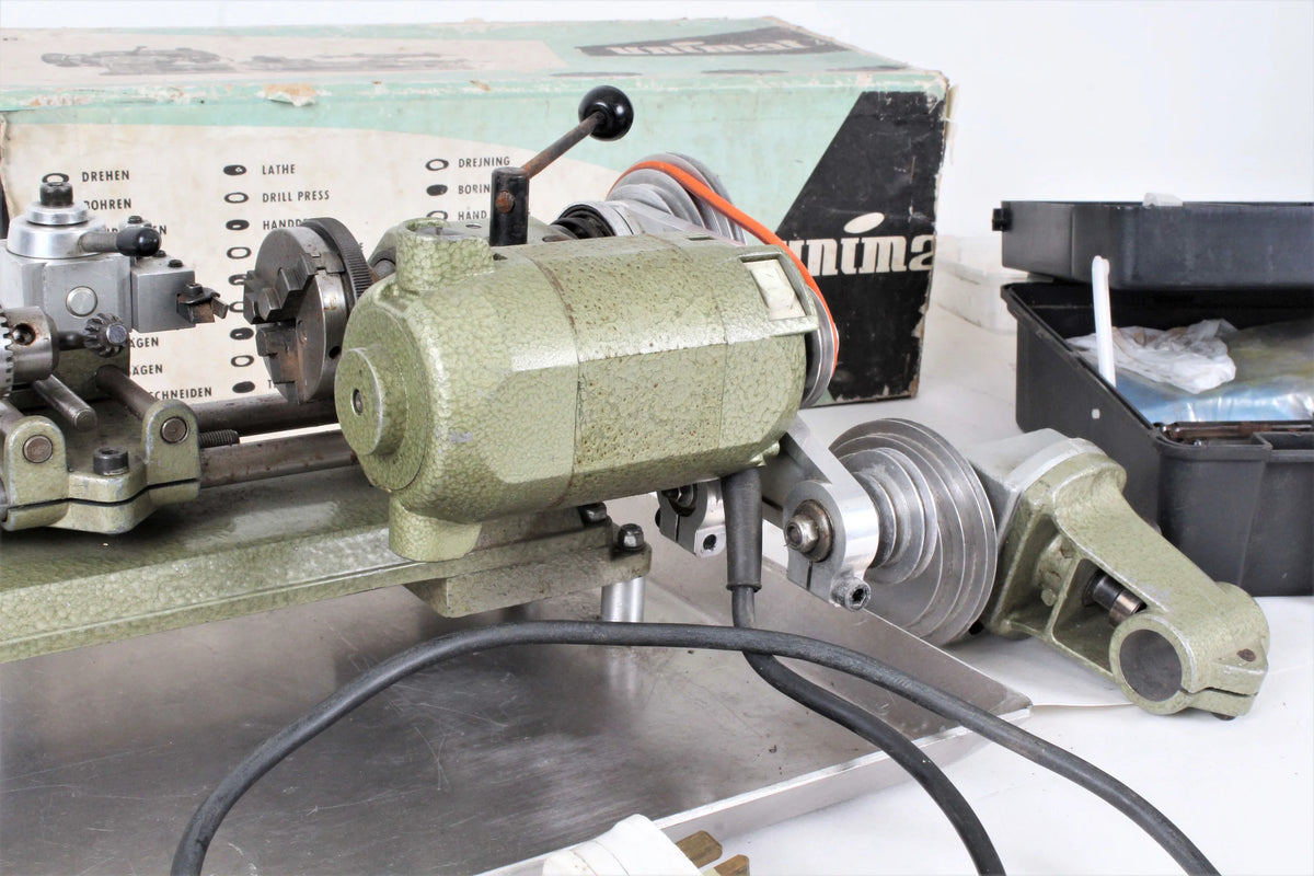 Unimat SL lathe with power feed & milling attachment