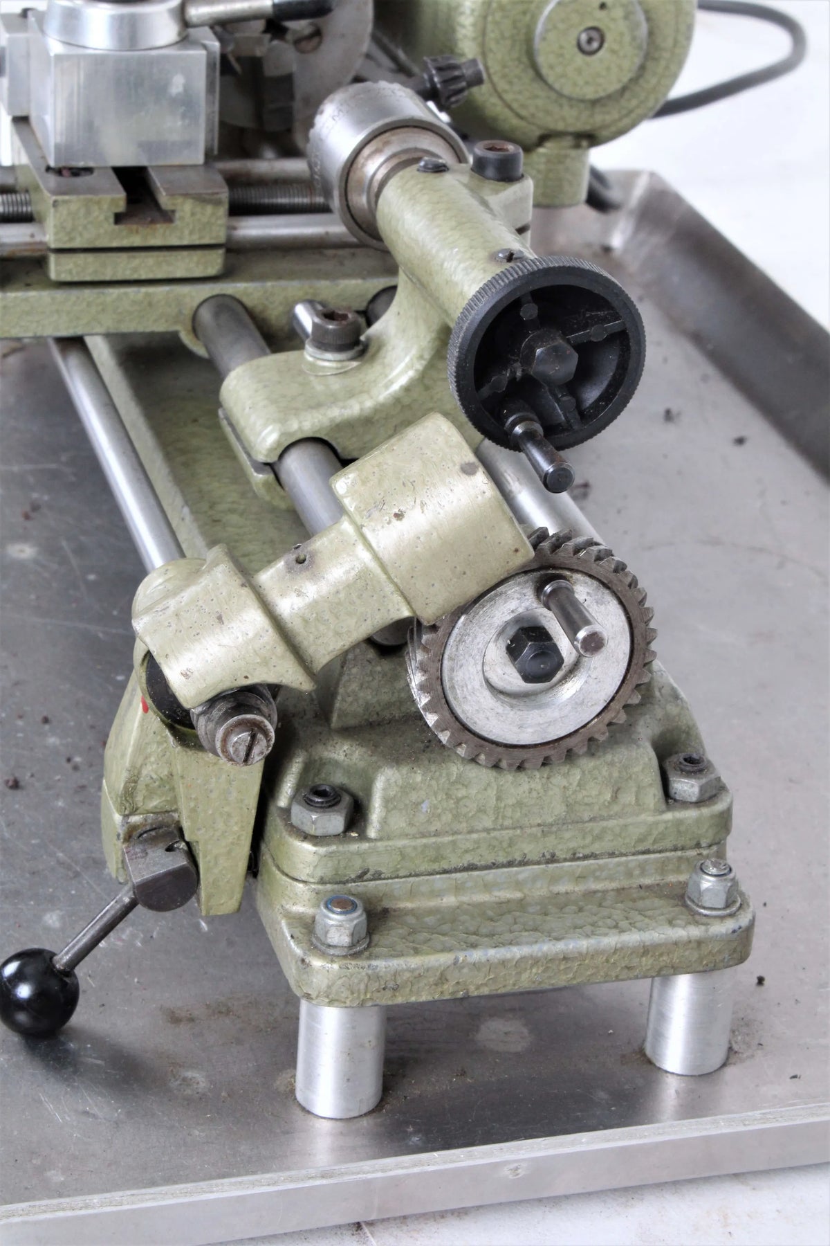 Unimat SL lathe with power feed & milling attachment