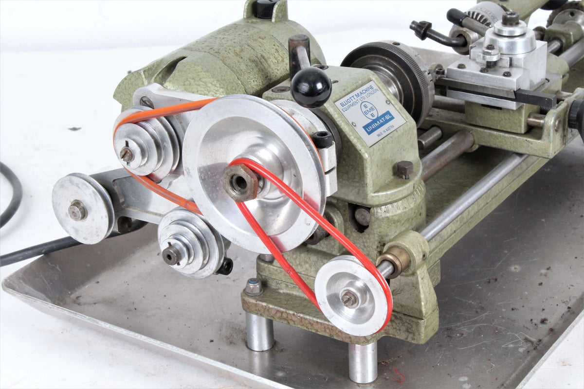 Unimat SL lathe with power feed & milling attachment