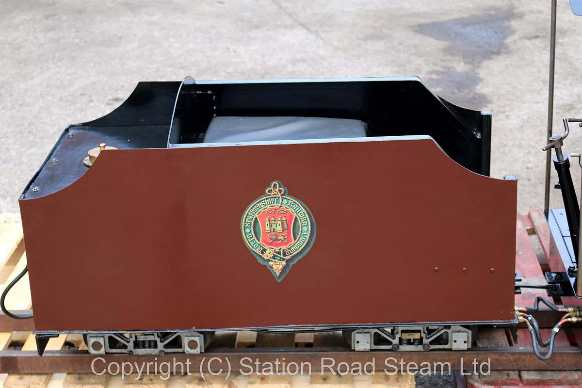 7 1/4 inch gauge "Romulus" 0-4-0T with tender