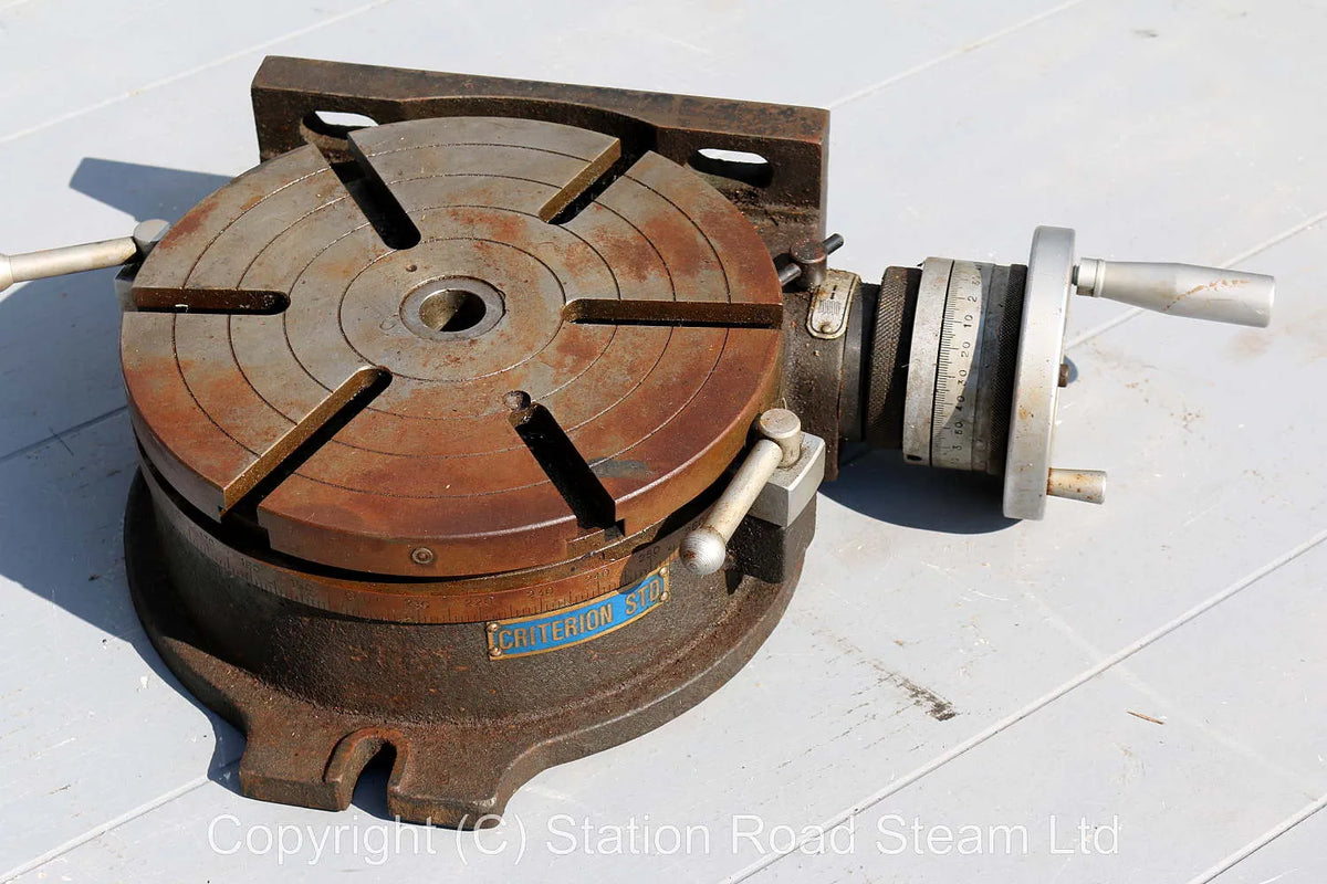 Criterion 10 inch diameter rotary table