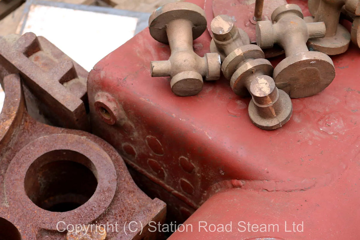 4 inch scale Fowler compound boiler & castings