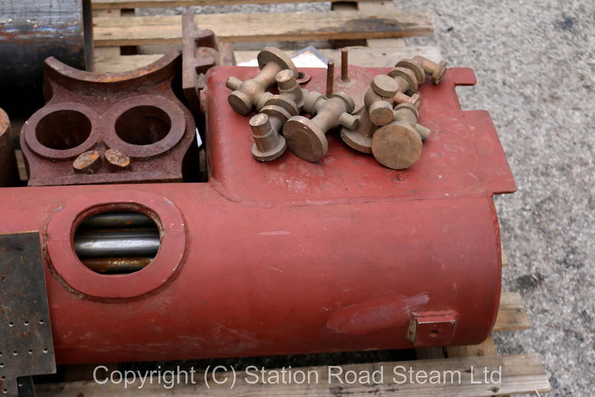 4 inch scale Fowler compound boiler & castings