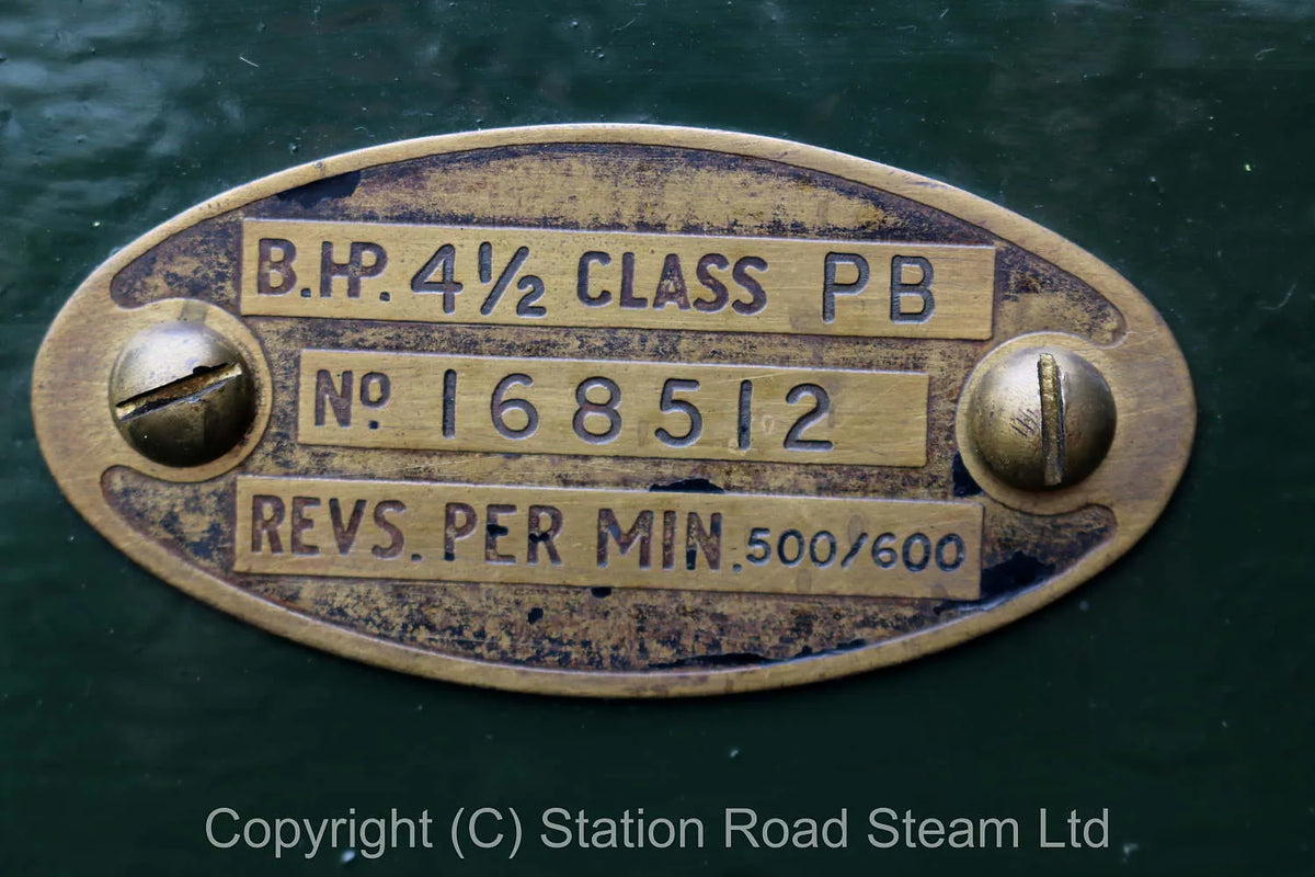 Ruston & Hornsby 9PB 4 1/2hp engine with Electromotor motor