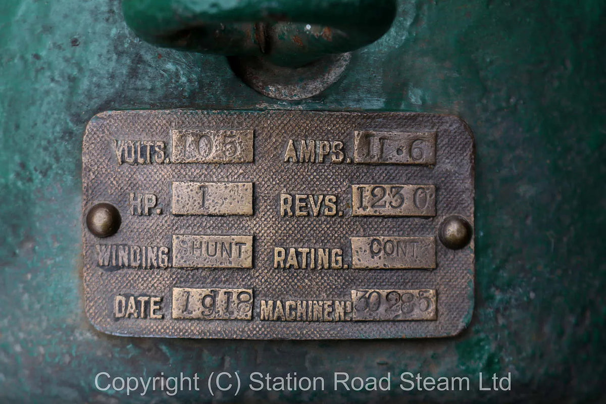 Ruston & Hornsby 9PB 4 1/2hp engine with Electromotor motor