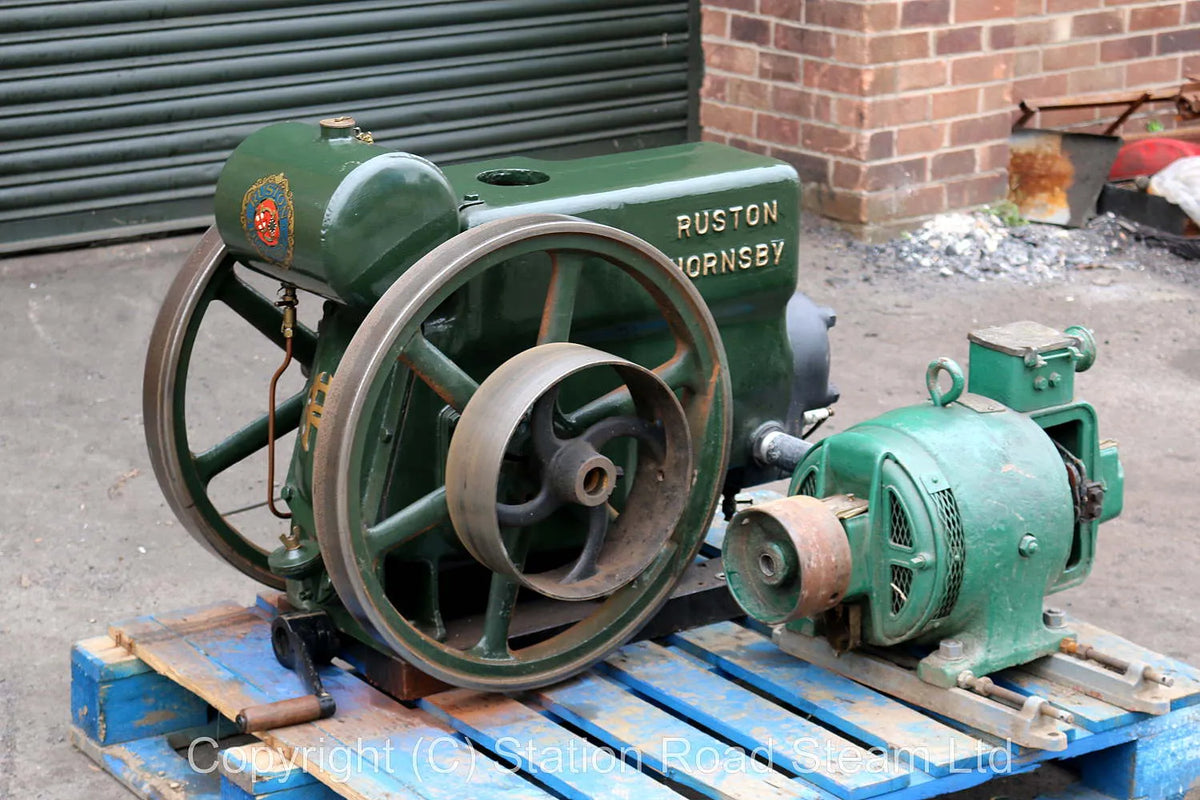 Ruston & Hornsby 9PB 4 1/2hp engine with Electromotor motor