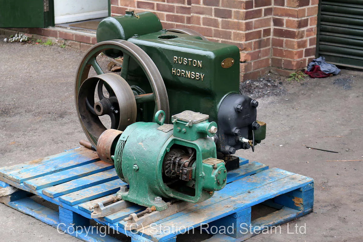 Ruston & Hornsby 9PB 4 1/2hp engine with Electromotor motor