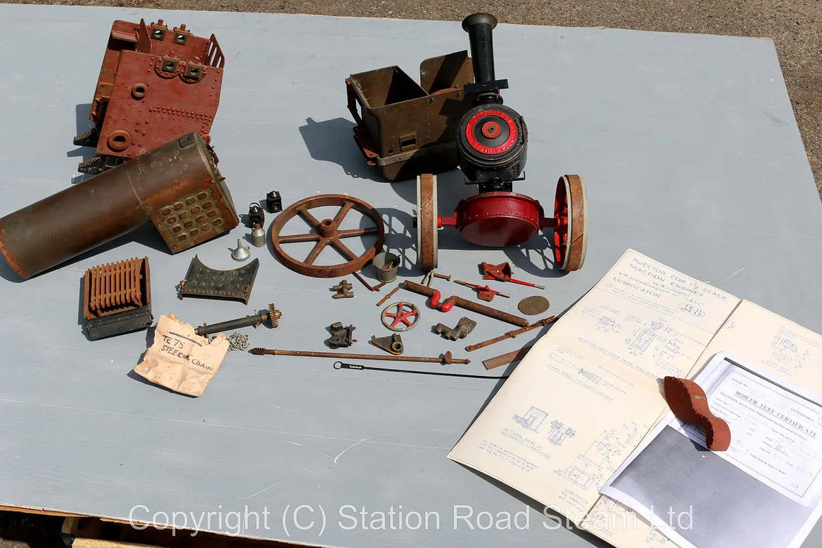 Tested boiler & parts for 1 1/2 inch scale Allchin