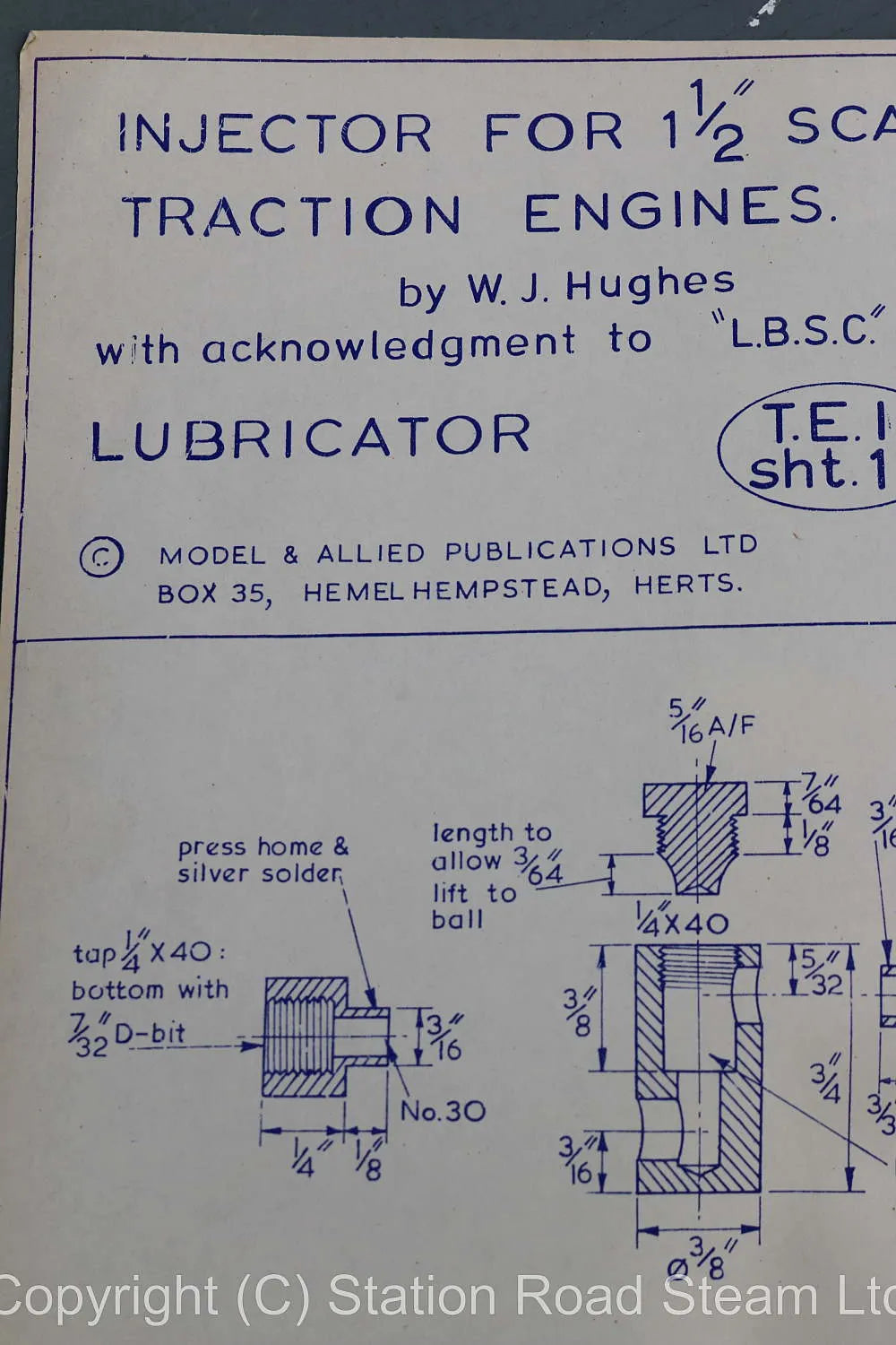 Tested boiler & parts for 1 1/2 inch scale Allchin