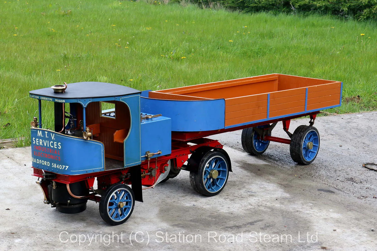 2 Clayton Undertype steam wagon