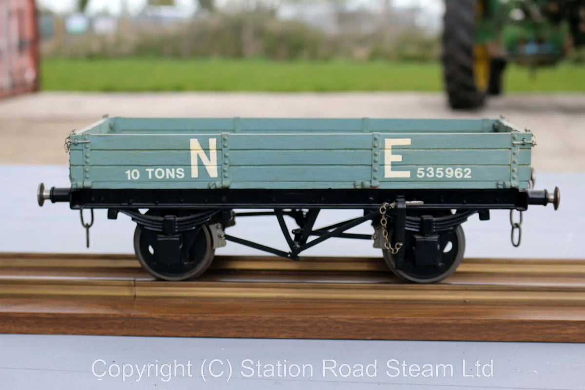 3 1/2 inch gauge North Eastern three plank wagon
