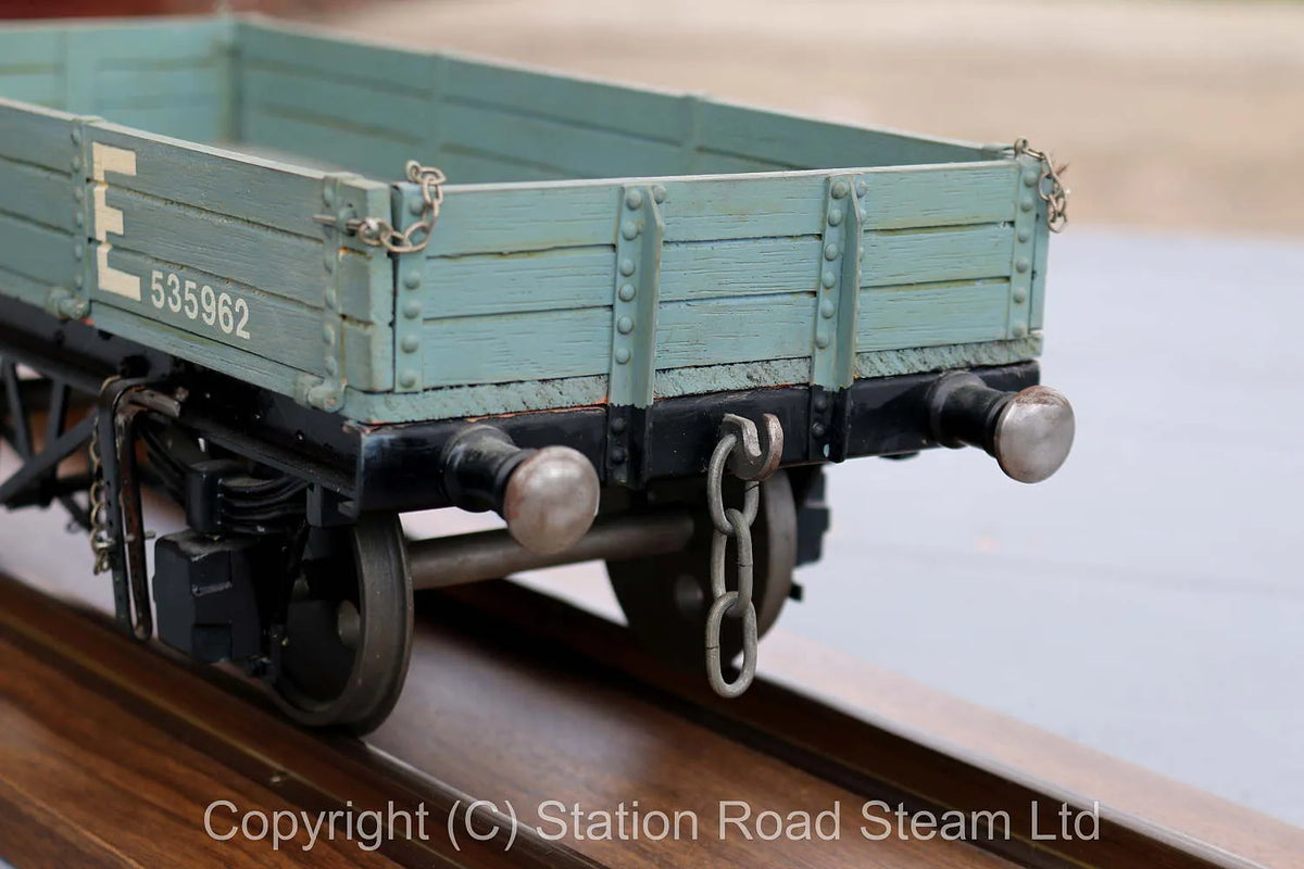 3 1/2 inch gauge North Eastern three plank wagon