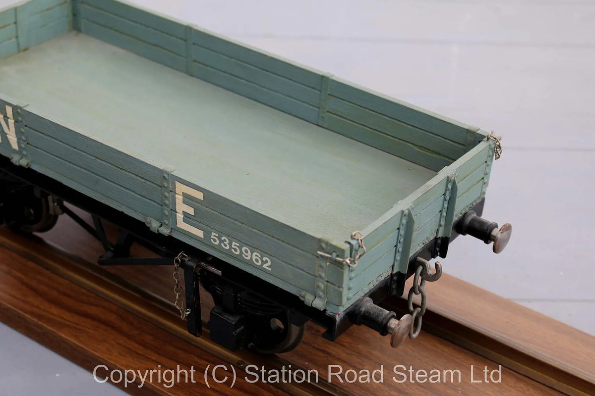 3 1/2 inch gauge North Eastern three plank wagon