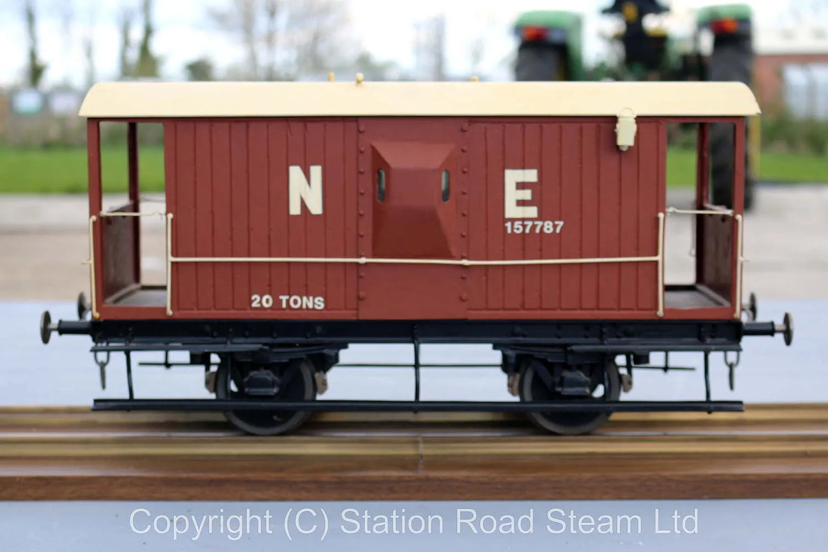 3 1/2 inch gauge North Eastern brake van