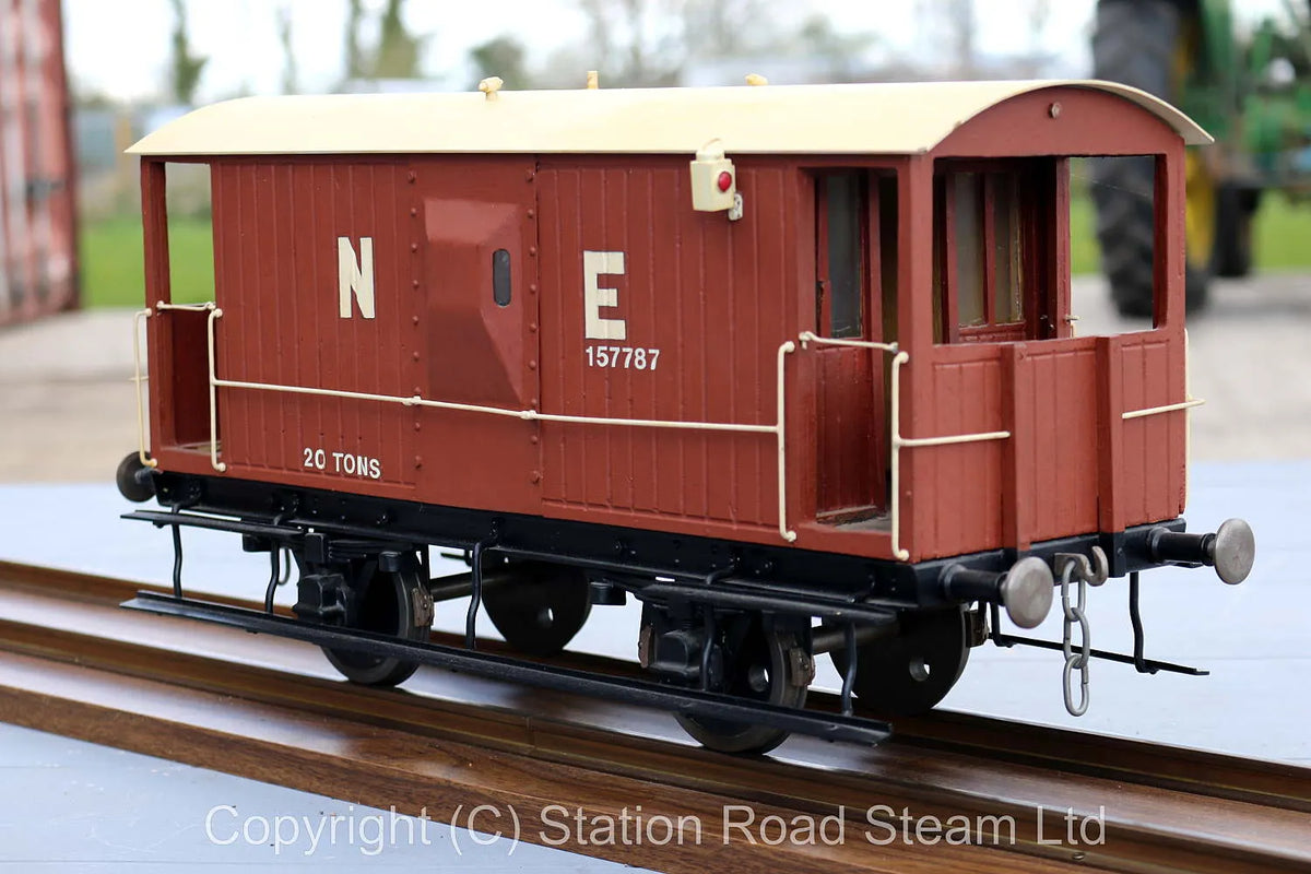 3 1/2 inch gauge North Eastern brake van