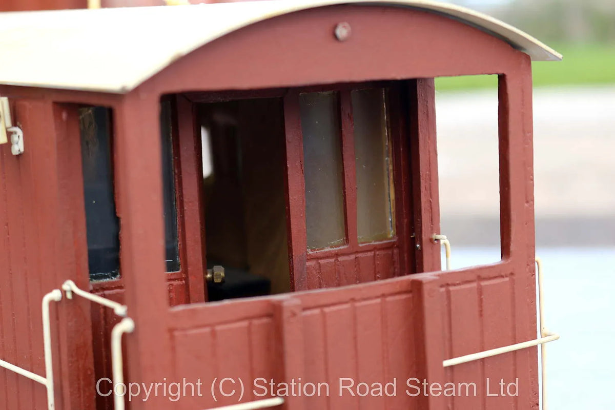 3 1/2 inch gauge North Eastern brake van