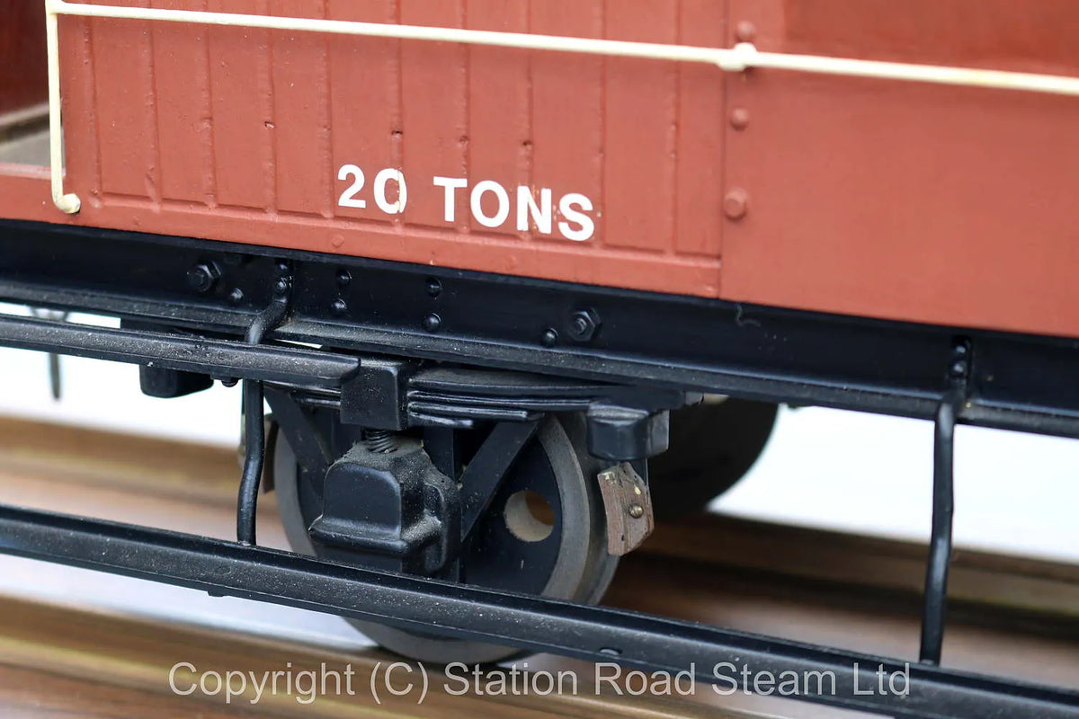 3 1/2 inch gauge North Eastern brake van