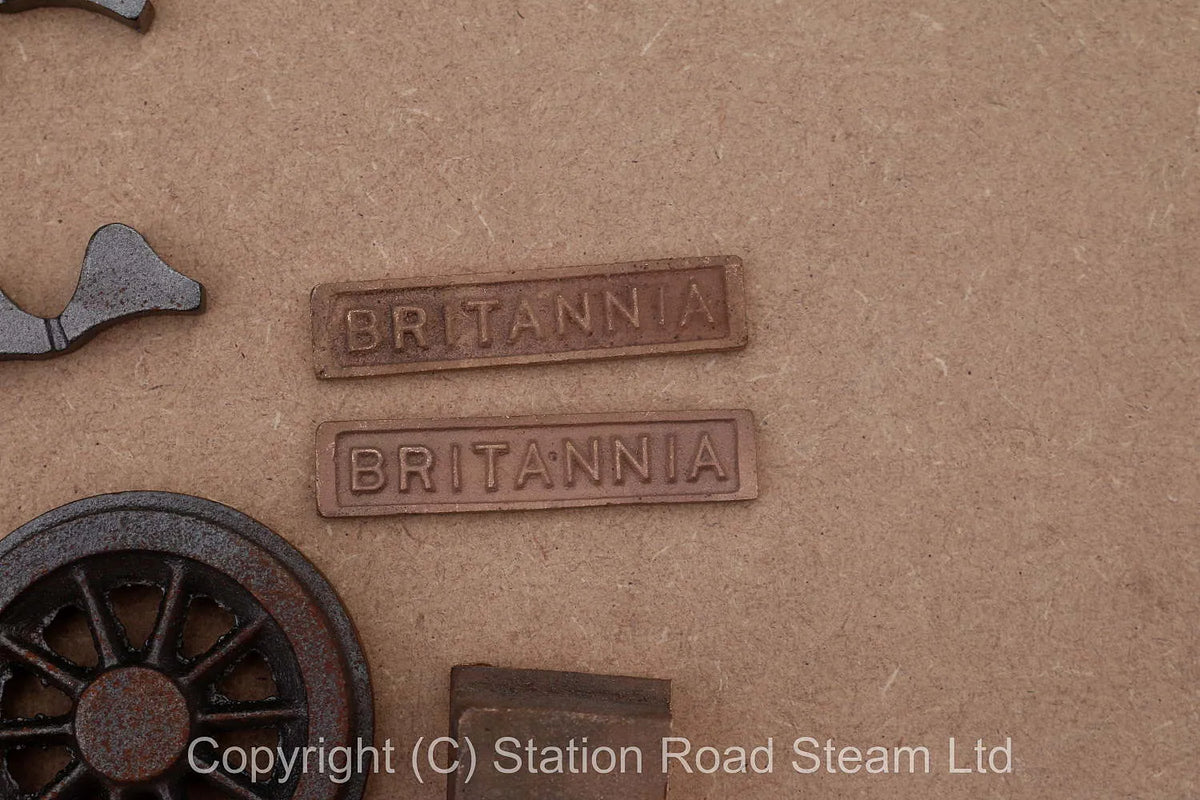 Part-built 3 1/2 inch gauge "Britannia" with Cheddar boiler