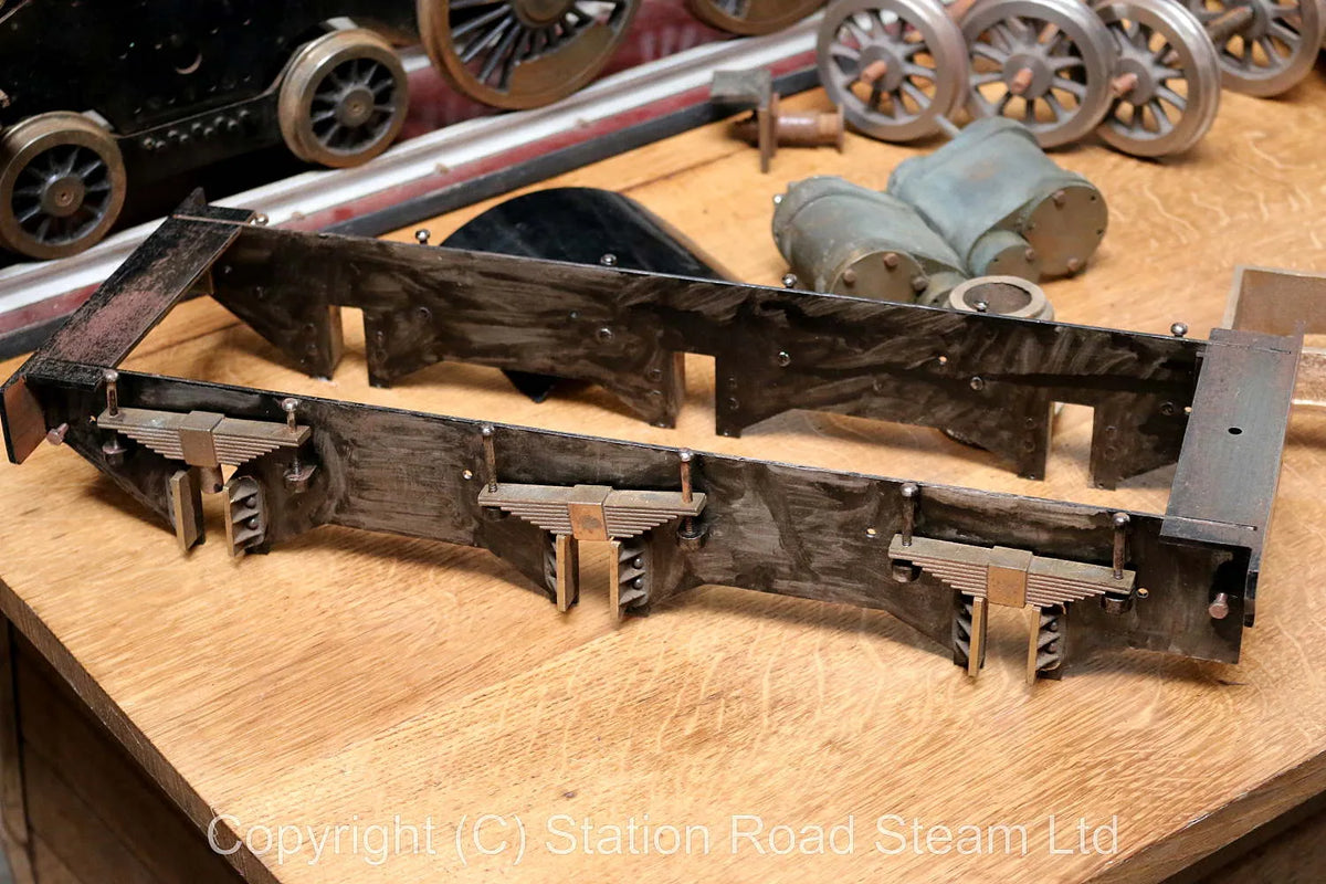 Part-built 3 1/2 inch gauge GWR Hall with Swindon boiler