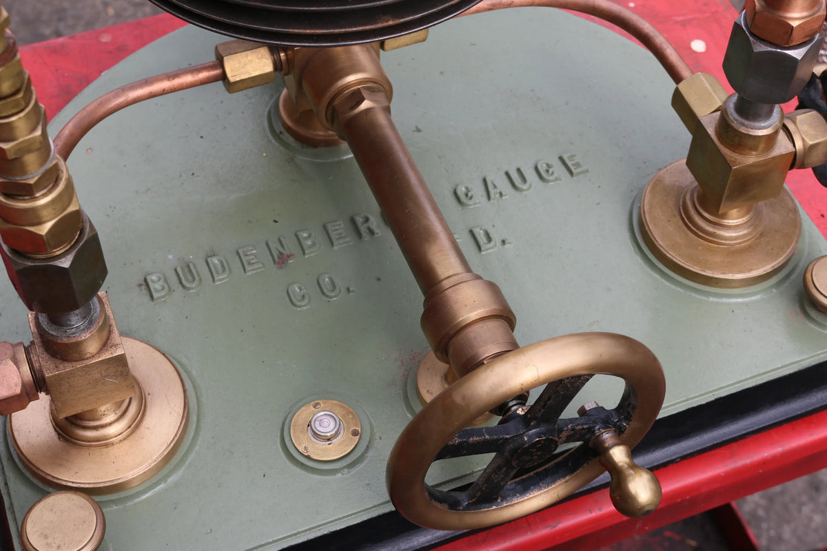 Budenberg deadweight pressure gauge tester with weights