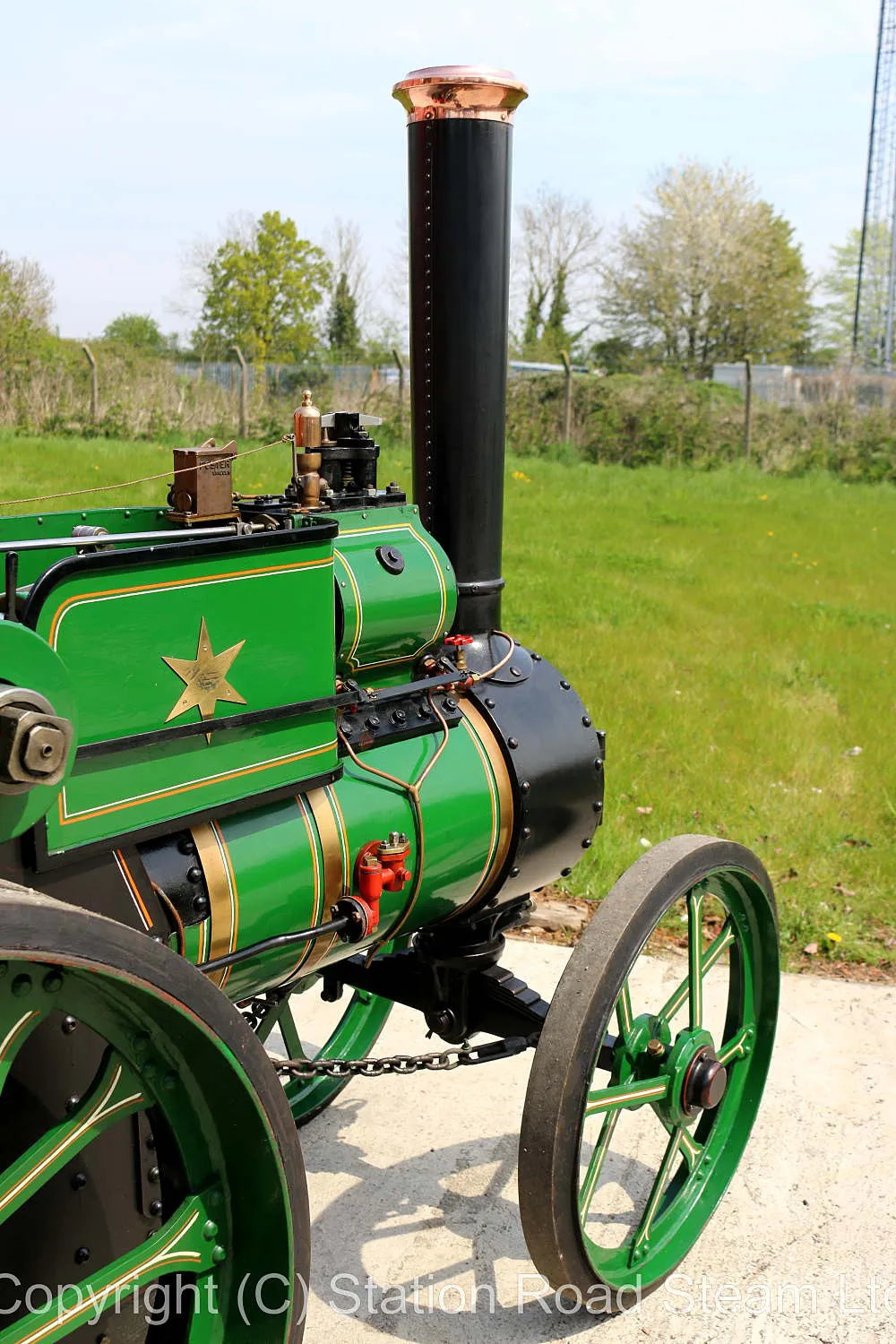 6 inch scale Ruston Proctor SD steam tractor