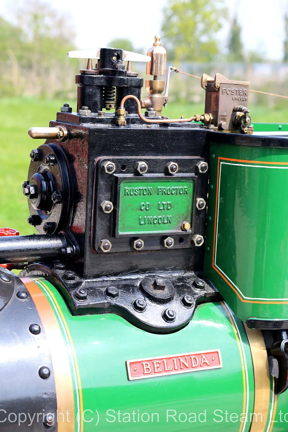 6 inch scale Ruston Proctor SD steam tractor