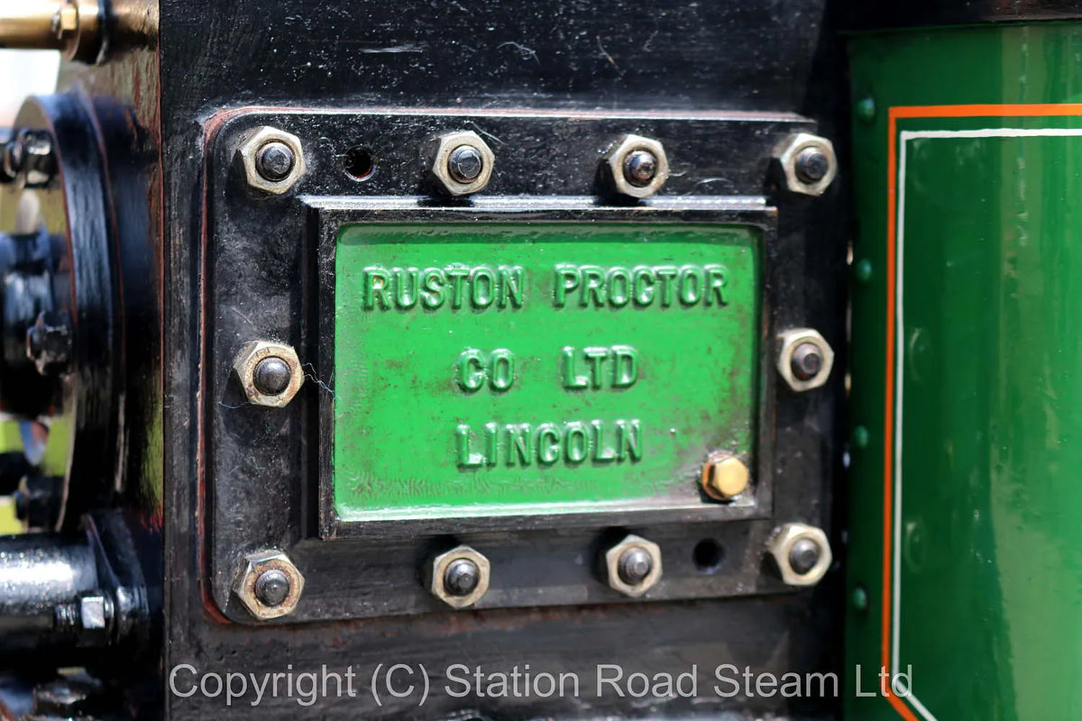 6 inch scale Ruston Proctor SD steam tractor