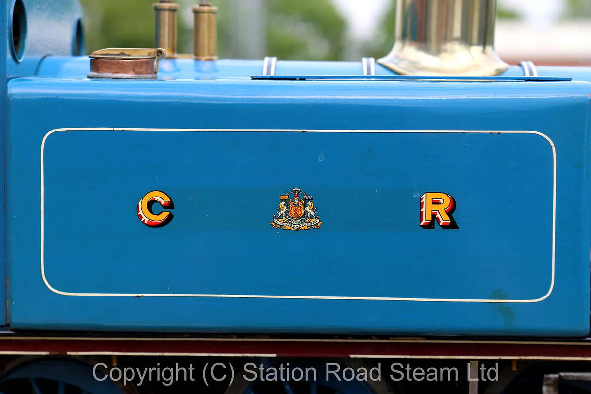 3 1/2 inch gauge "Rob Roy" 0-6-0T with coal truck