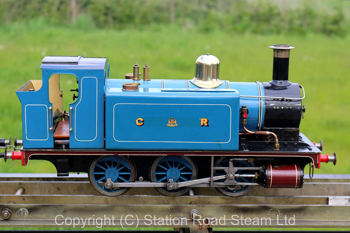 3 1/2 inch gauge "Rob Roy" 0-6-0T with coal truck