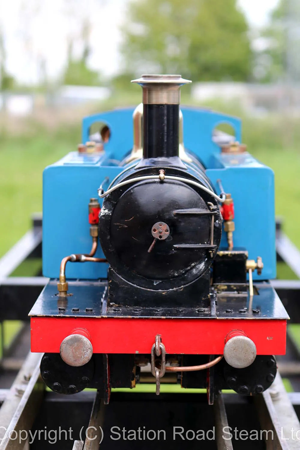 3 1/2 inch gauge "Rob Roy" 0-6-0T with coal truck
