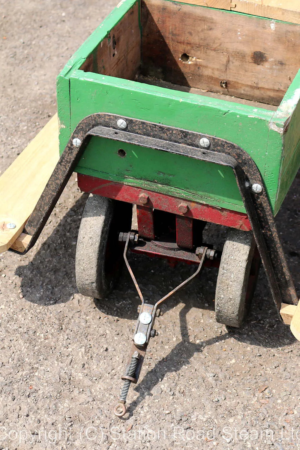 3 inch scale traction engine driving truck
