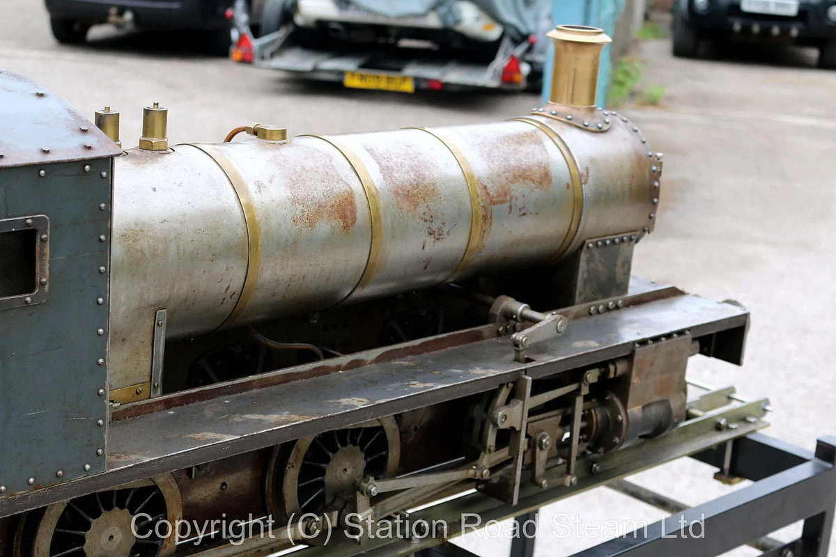 7 1/4 inch gauge 2-6-2 tender locomotive for completion
