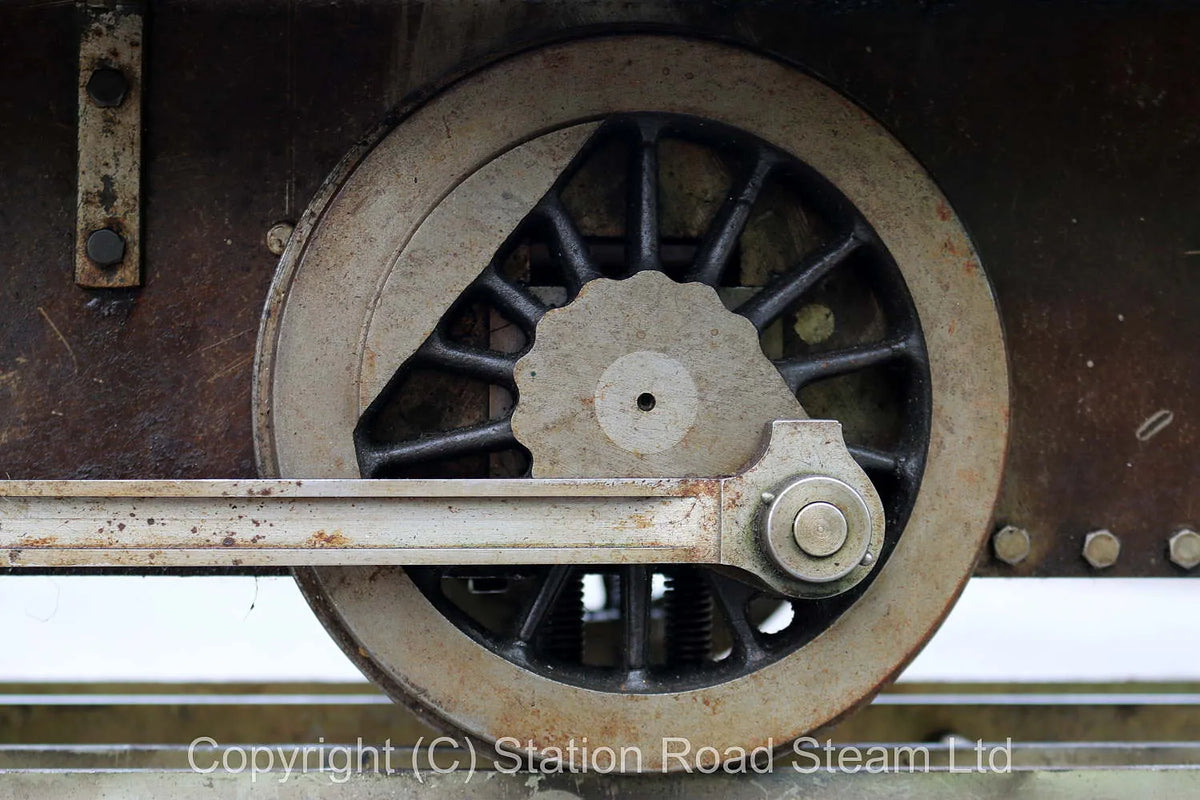 7 1/4 inch gauge 2-6-2 tender locomotive for completion