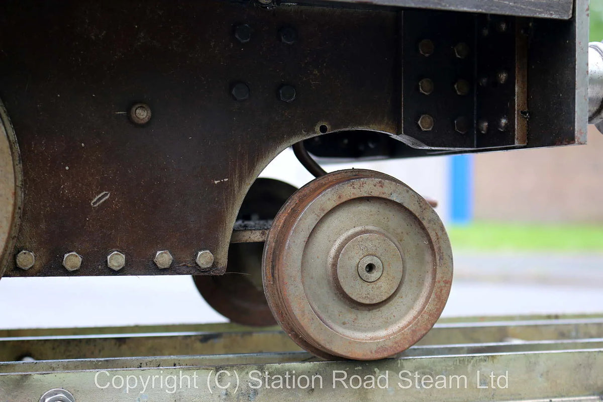 7 1/4 inch gauge 2-6-2 tender locomotive for completion