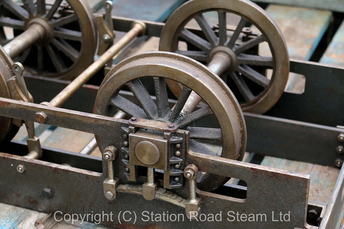 7 1/4 inch gauge 2-6-2 tender locomotive for completion