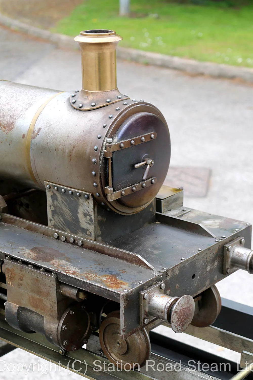 7 1/4 inch gauge 2-6-2 tender locomotive for completion