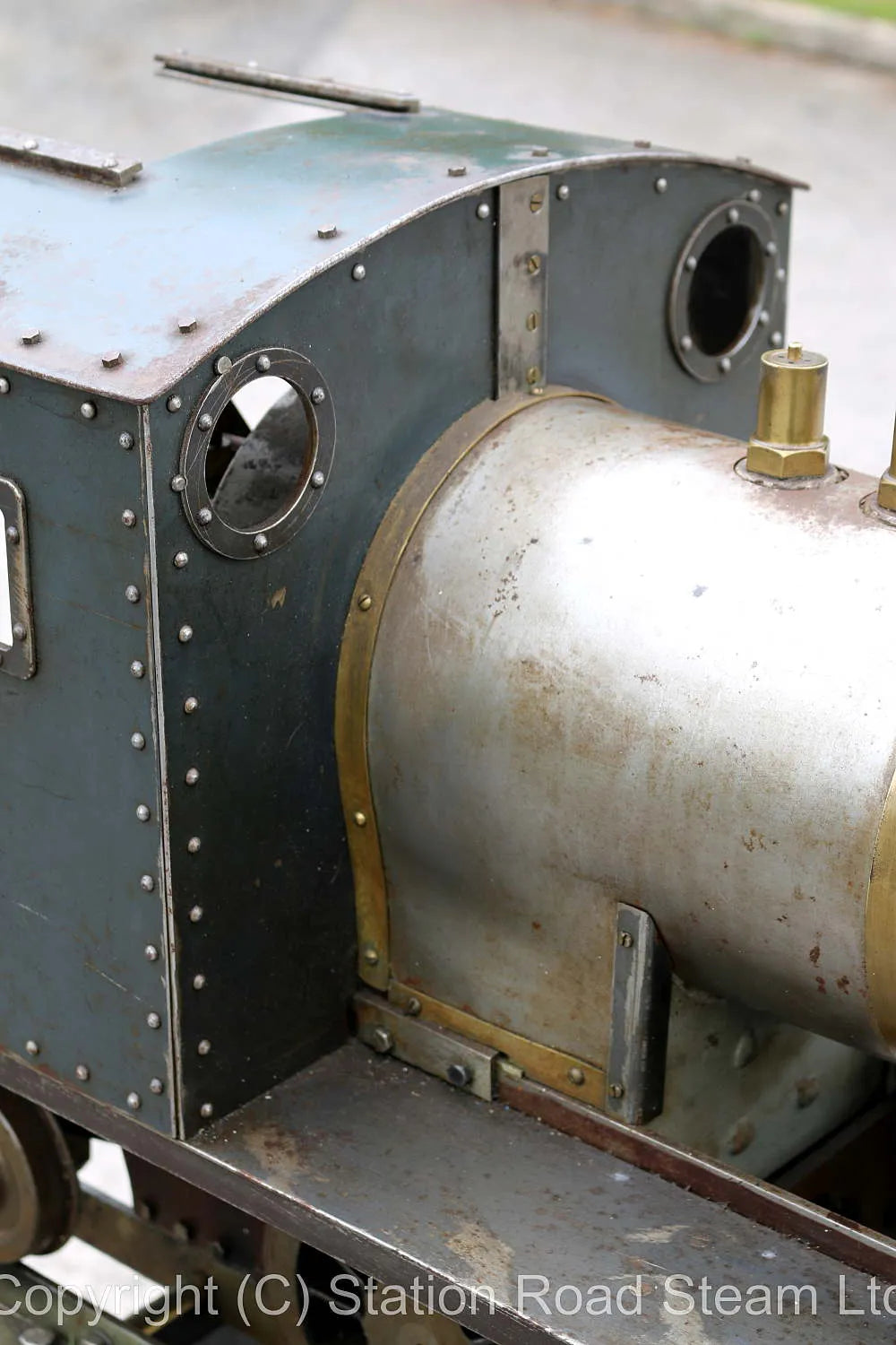 7 1/4 inch gauge 2-6-2 tender locomotive for completion