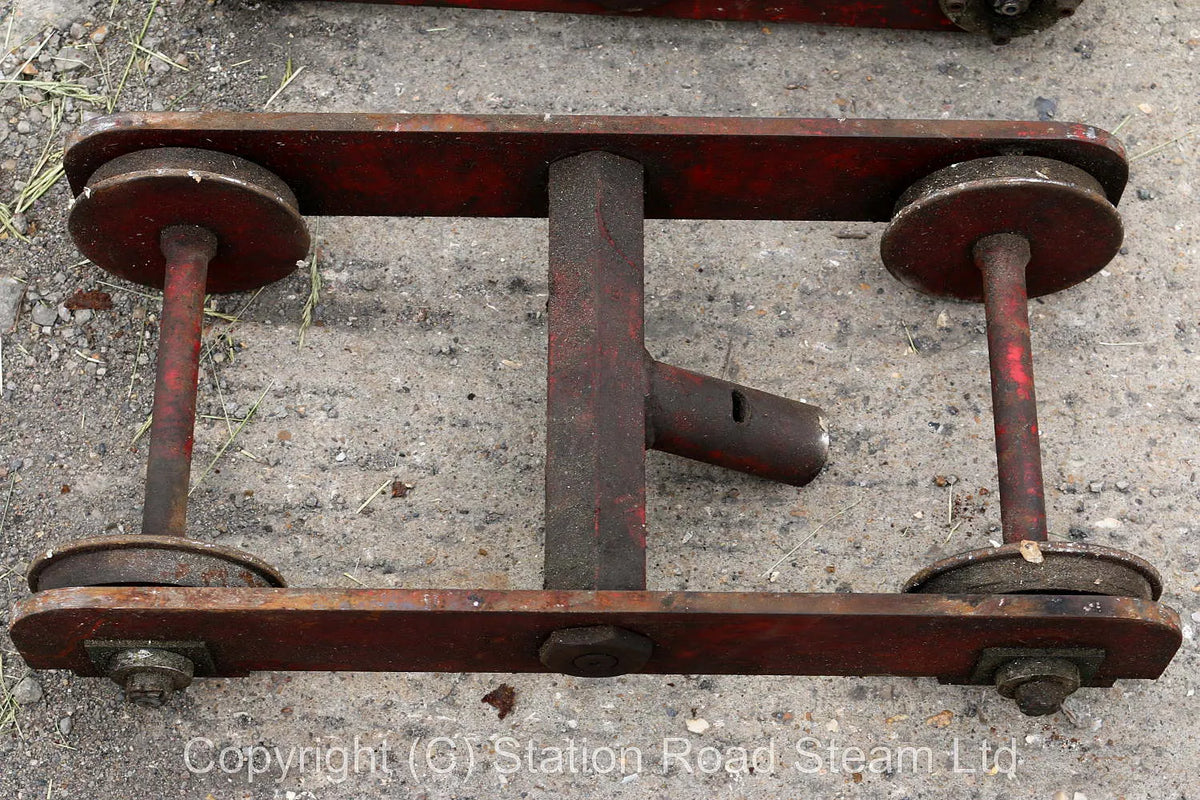 Two pairs of 7 1/4 inch gauge bogies