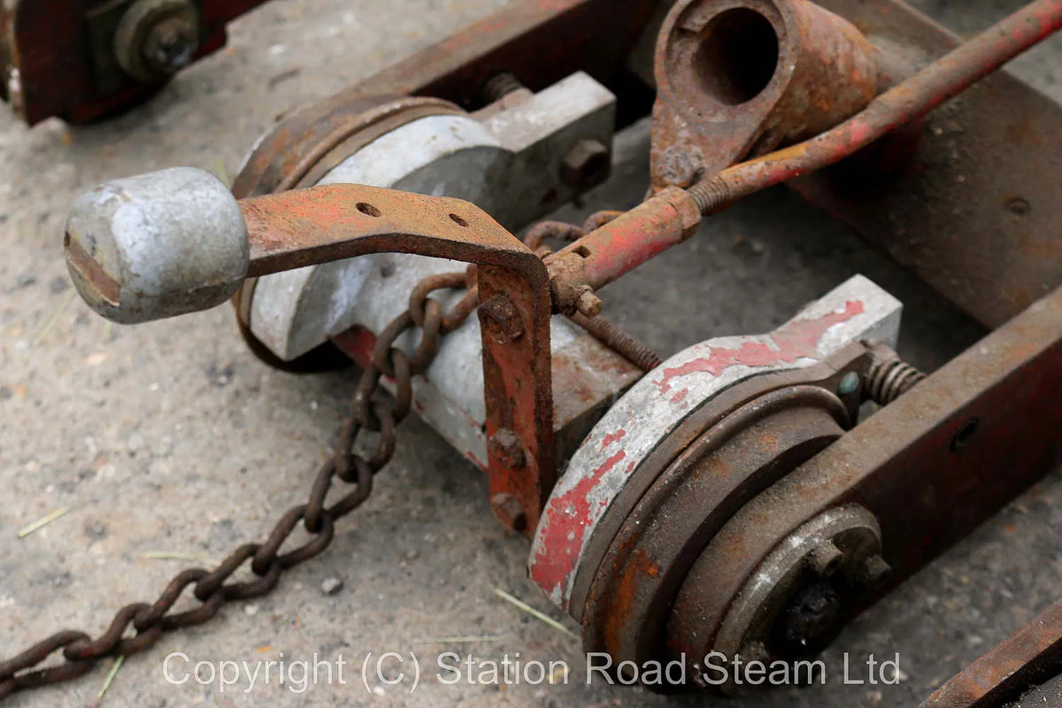 Two pairs of 7 1/4 inch gauge bogies