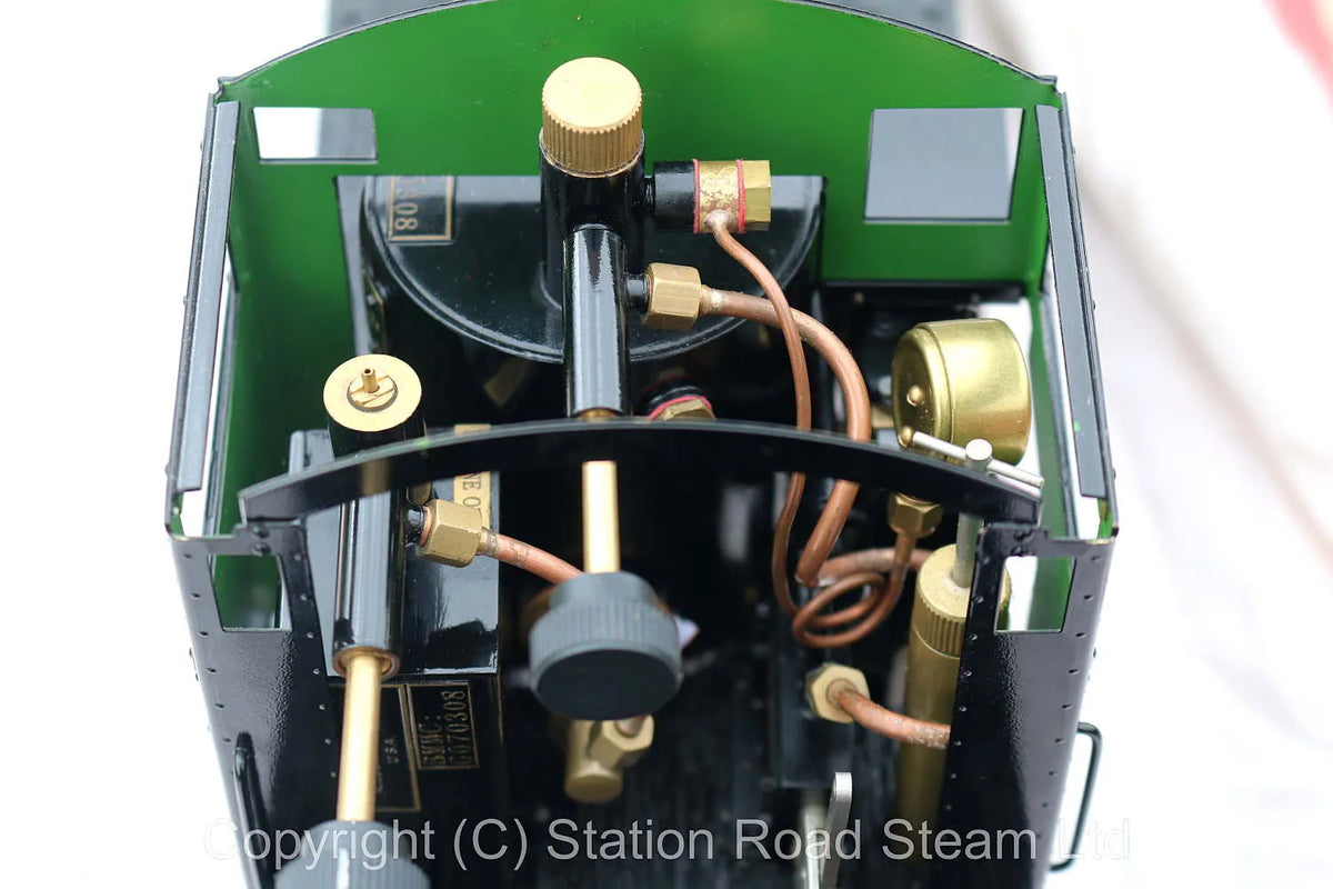 Gauge 1 Accucraft two cylinder Shay with three trucks