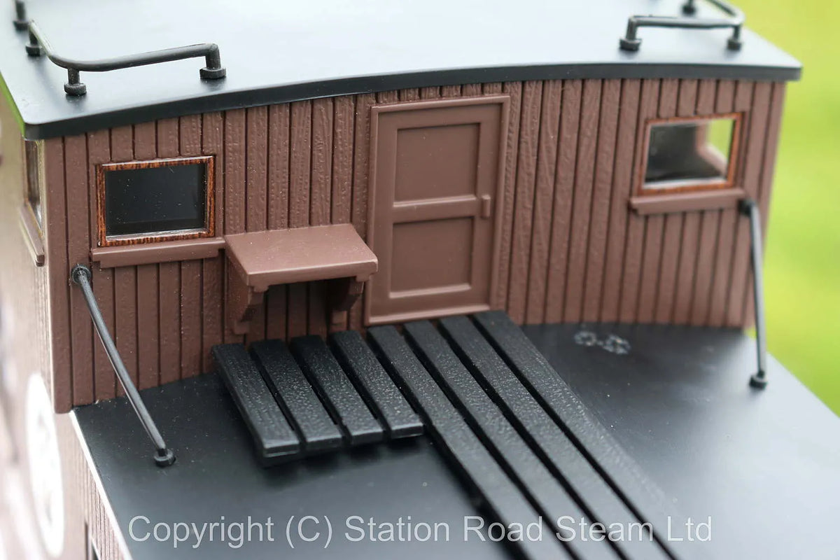 Gauge 1 Accucraft two cylinder Shay with three trucks