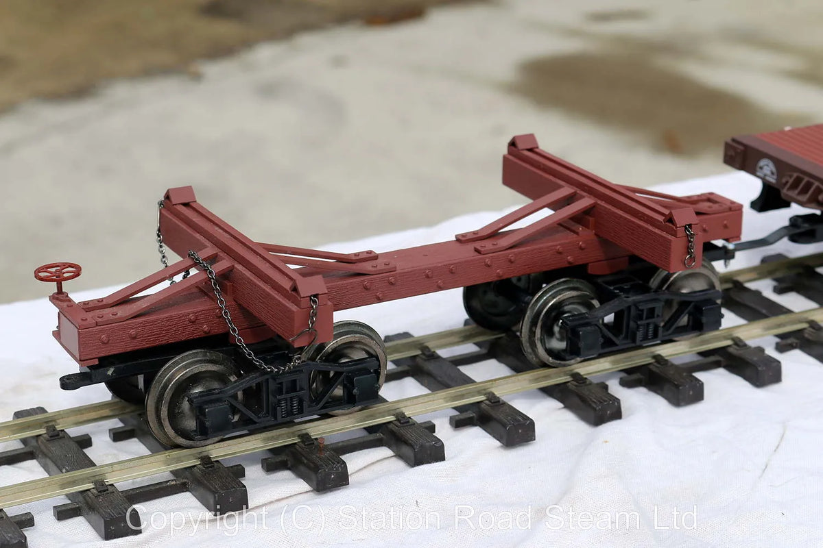 Gauge 1 Accucraft two cylinder Shay with three trucks