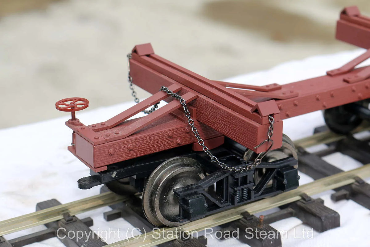 Gauge 1 Accucraft two cylinder Shay with three trucks