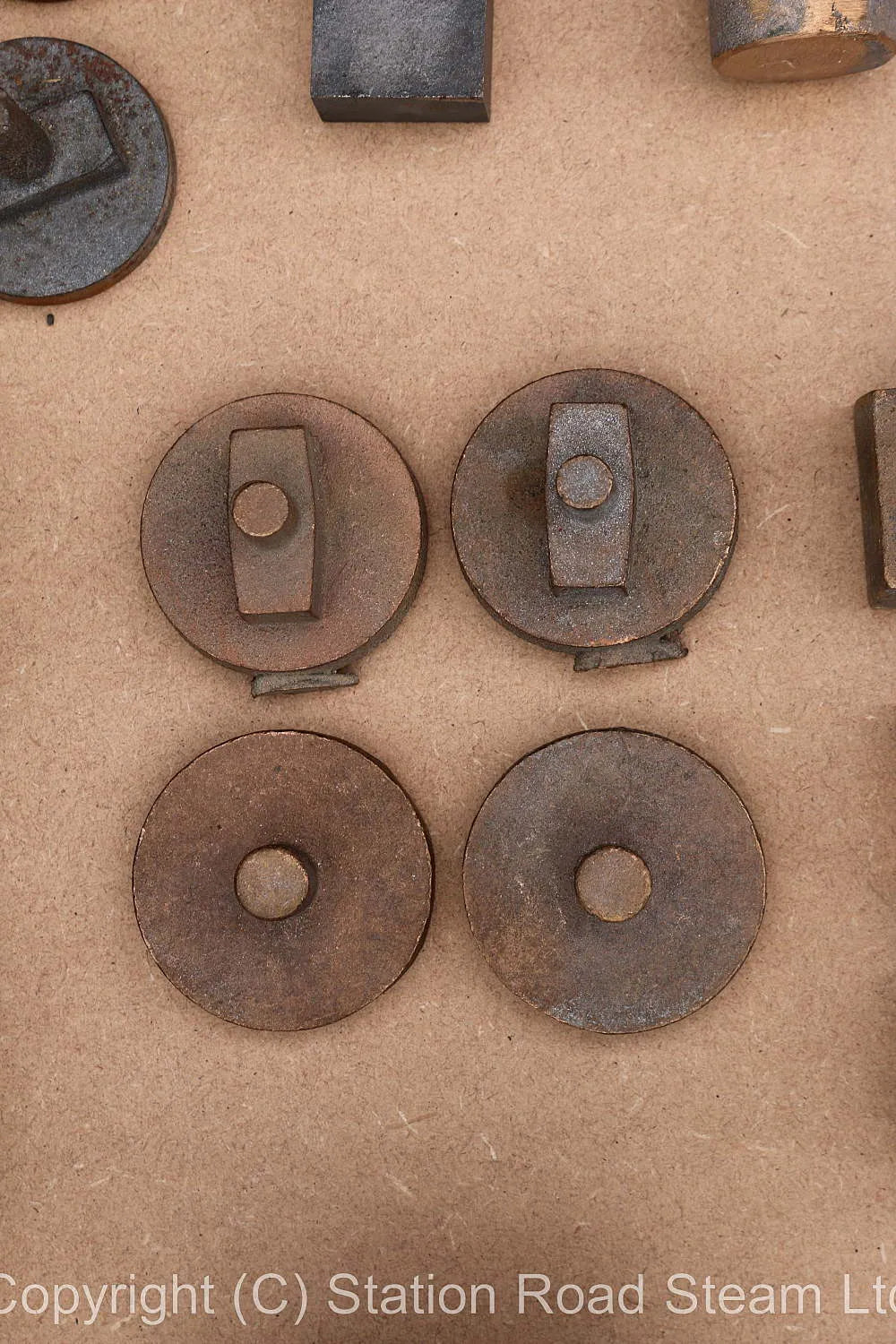 Set 5 inch gauge 78000 castings with commercial boiler