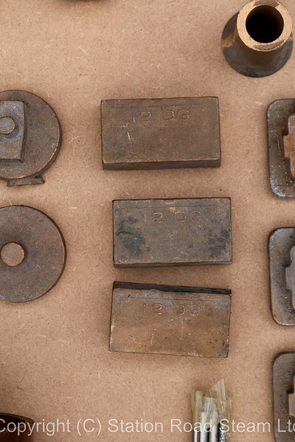 Set 5 inch gauge 78000 castings with commercial boiler