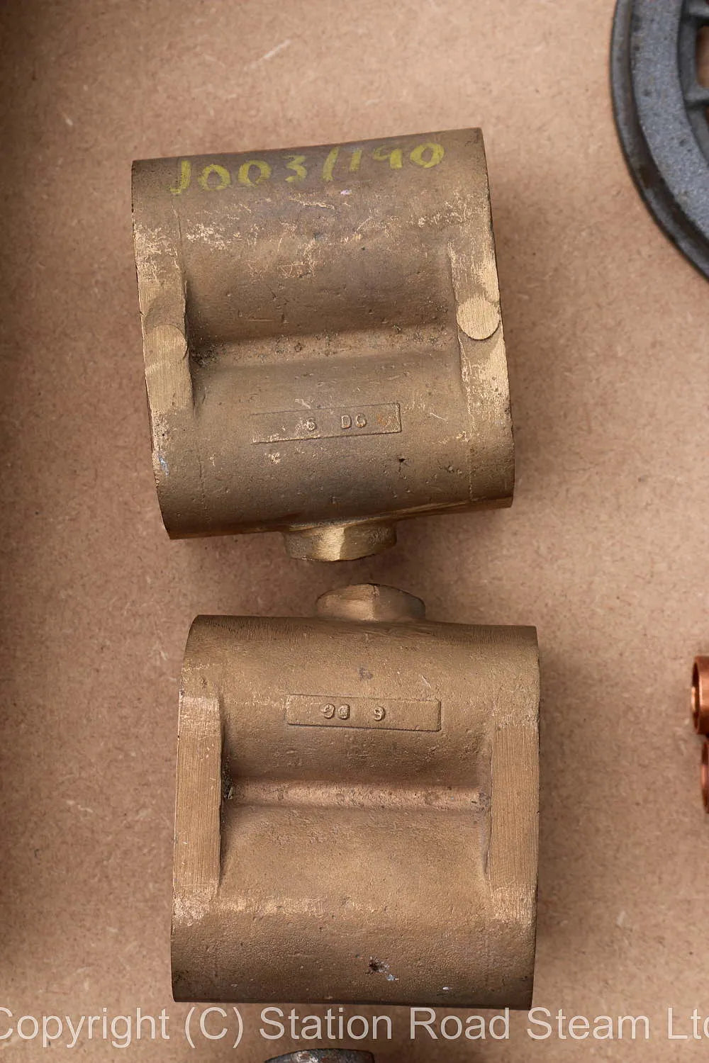 Set 5 inch gauge 78000 castings with commercial boiler
