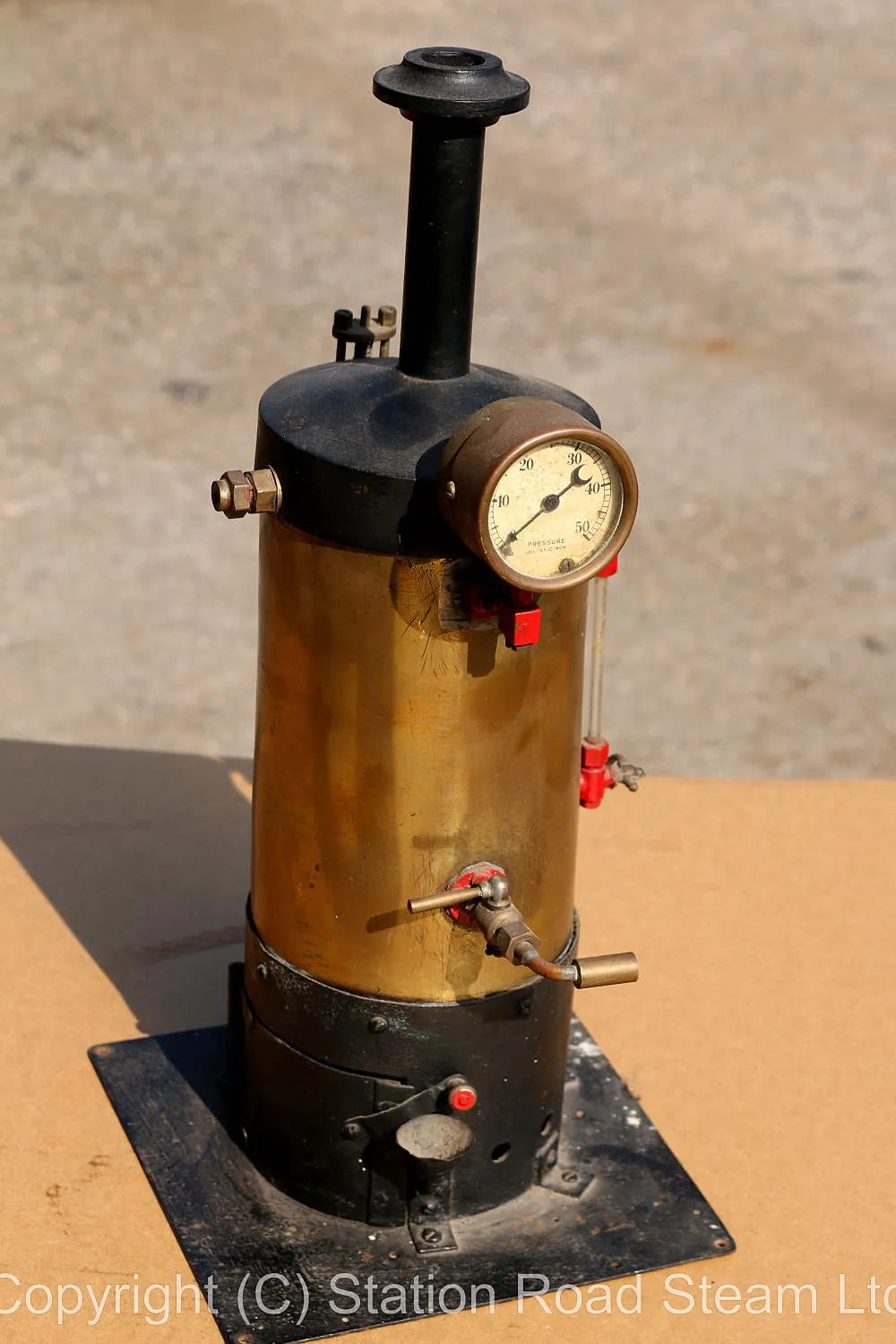 4 inch vertical spirit-fired boiler