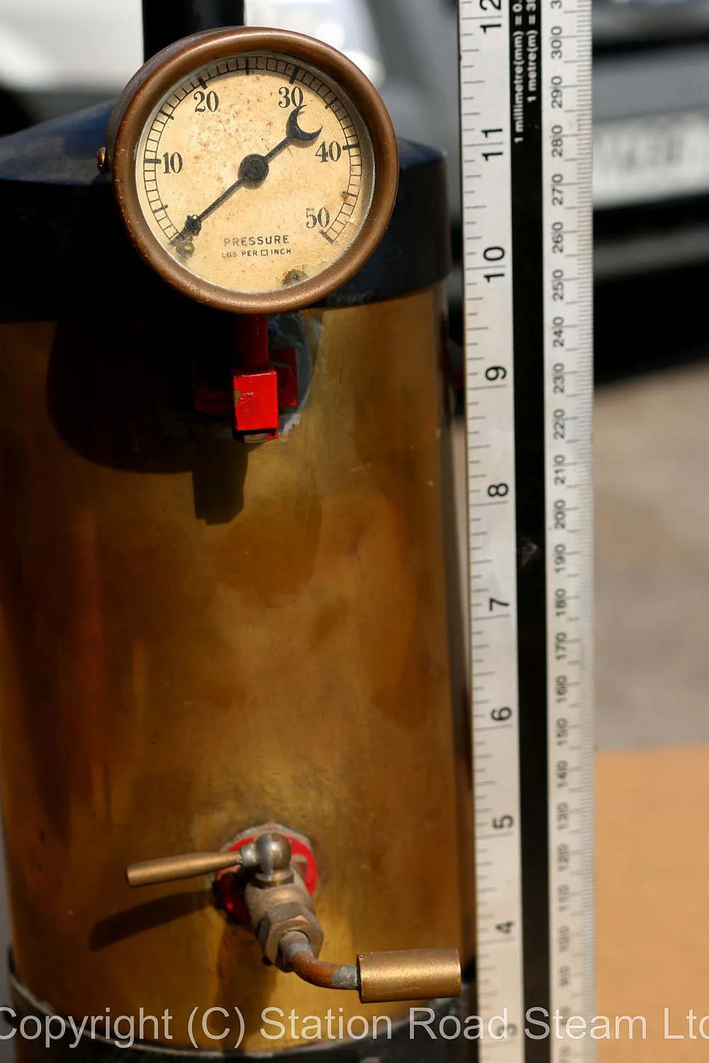 4 inch vertical spirit-fired boiler