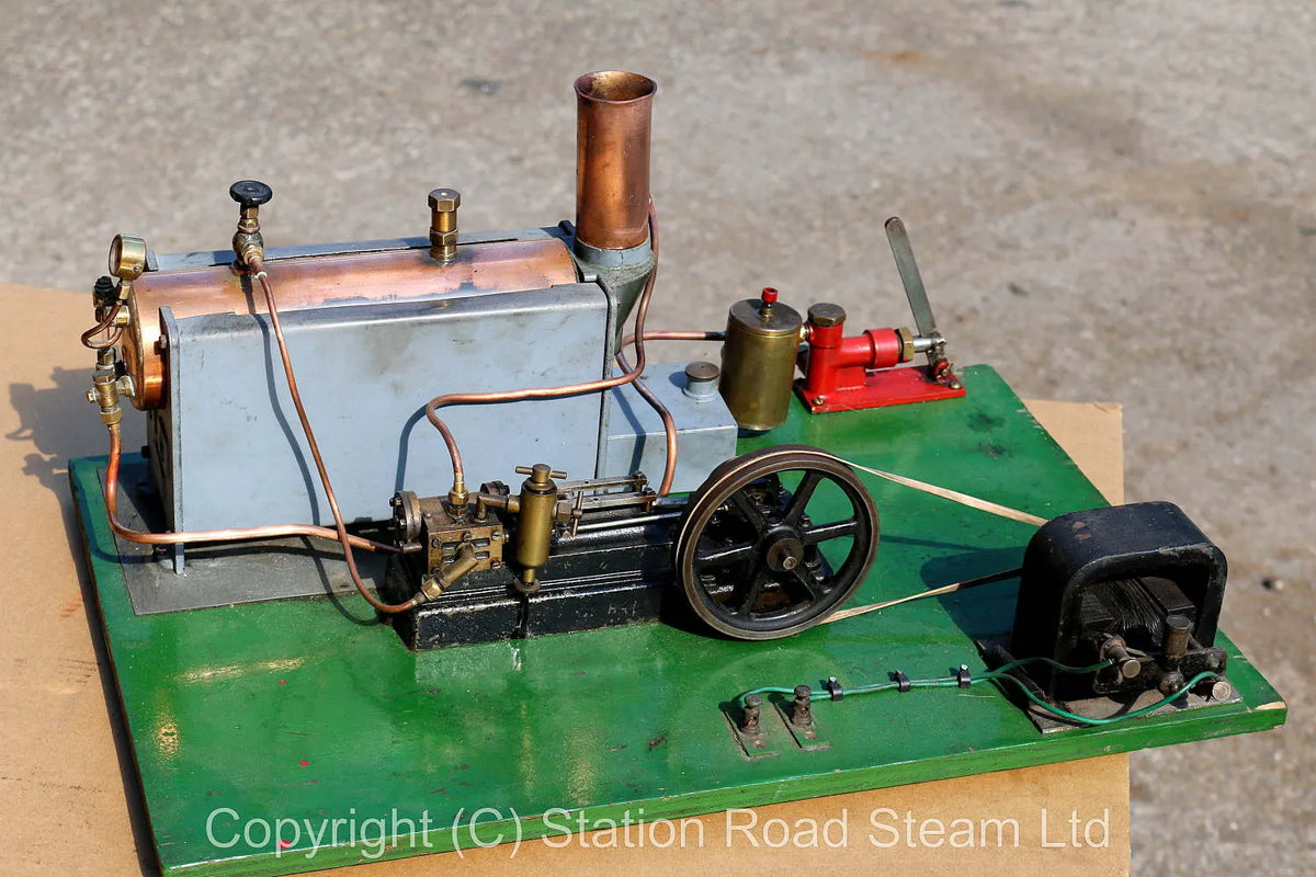 Stuart steam plant with S50 mill engine & dynamo